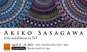 NewYork個展 The various universes : Precision Dot-painting Mandala